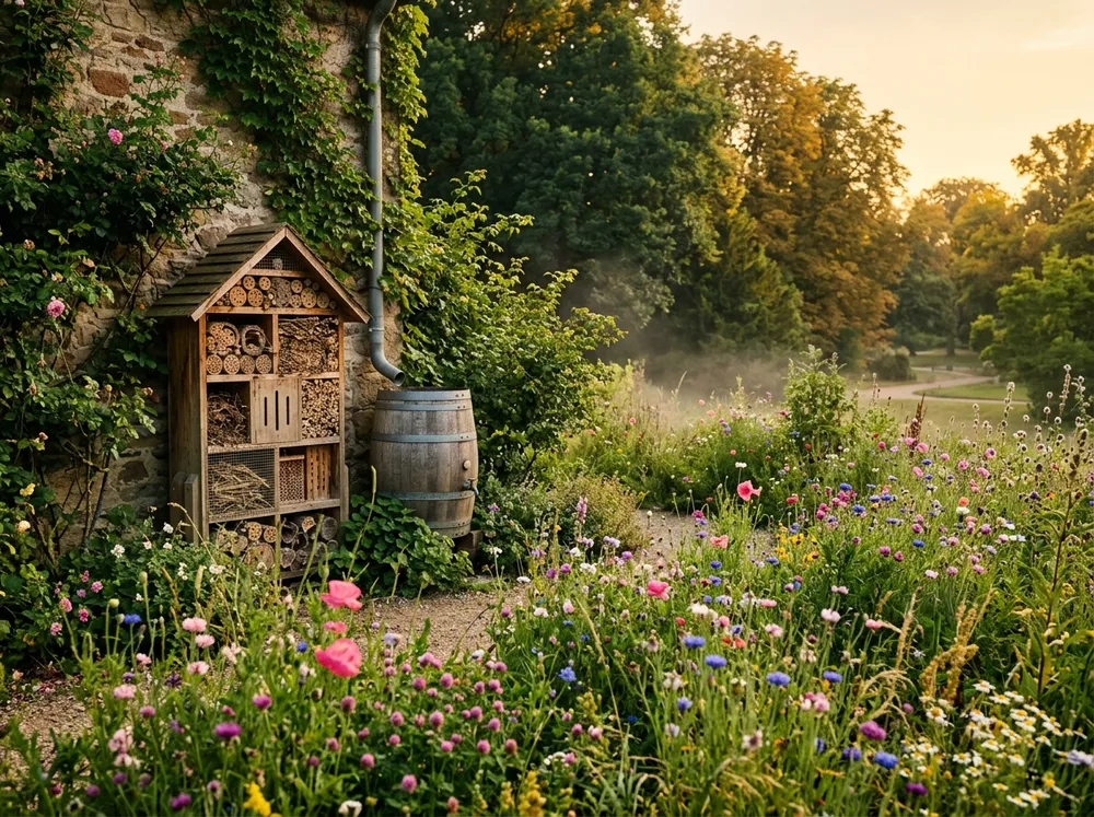 Jardin écologique luxembourgeois aménagé